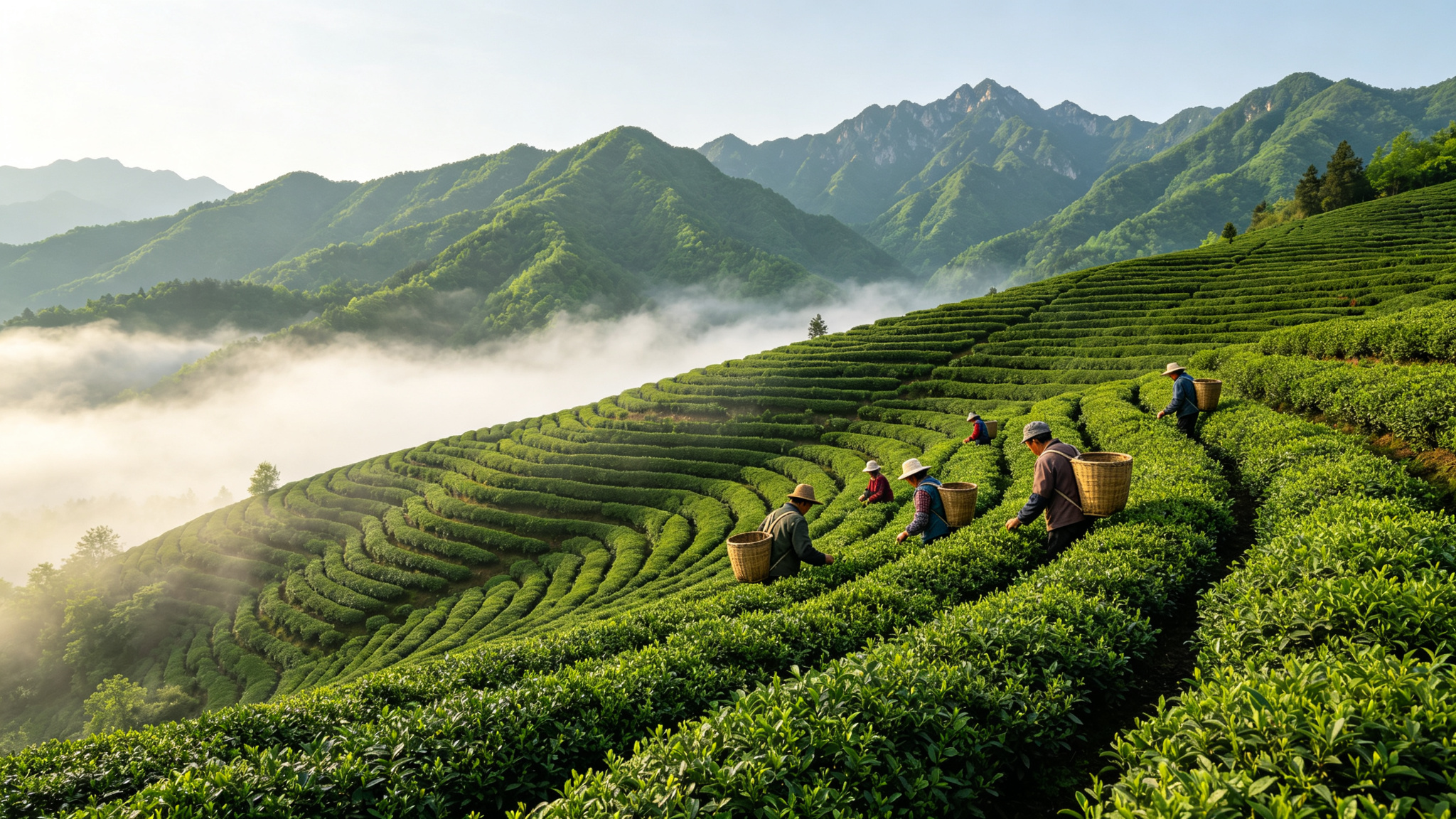 富硒茶园示意图
